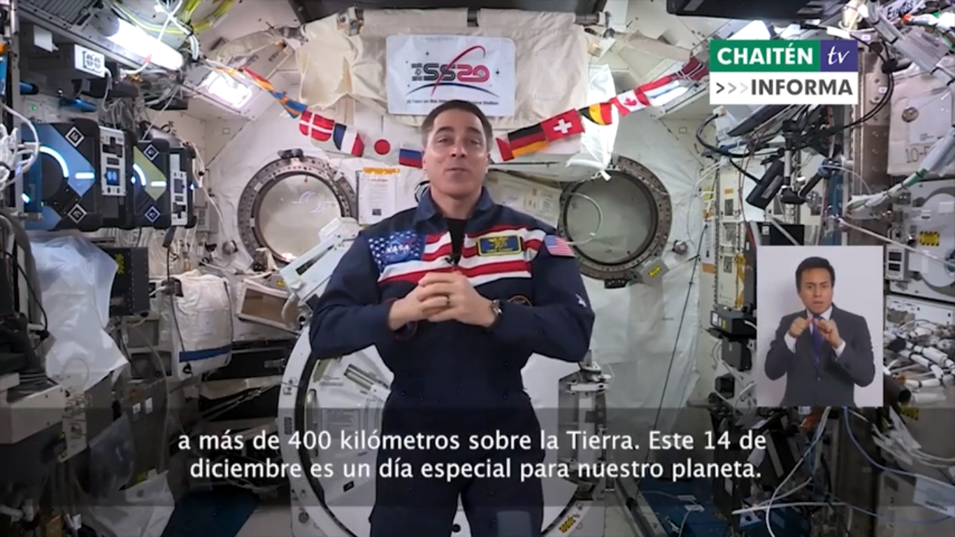 Saludo Desde La Estación Espacial Internacional