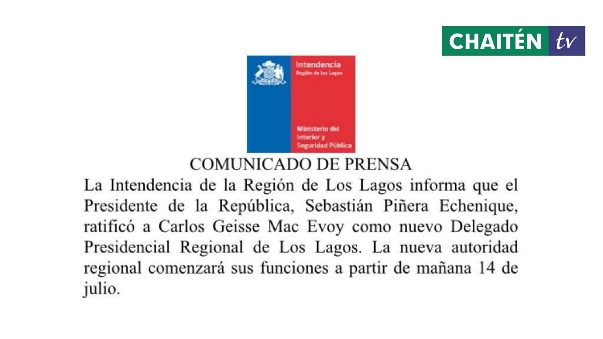 Comunicado De Prensa