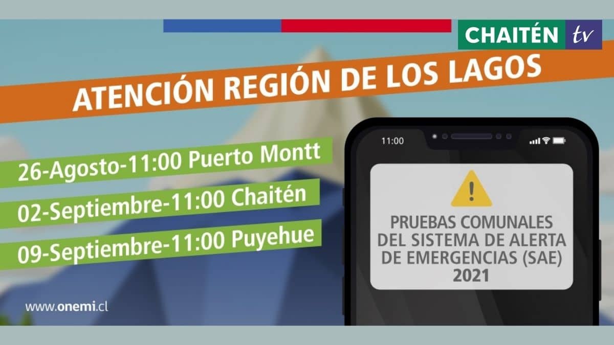 Pruebas de Sistema de Alerta de Emergencia