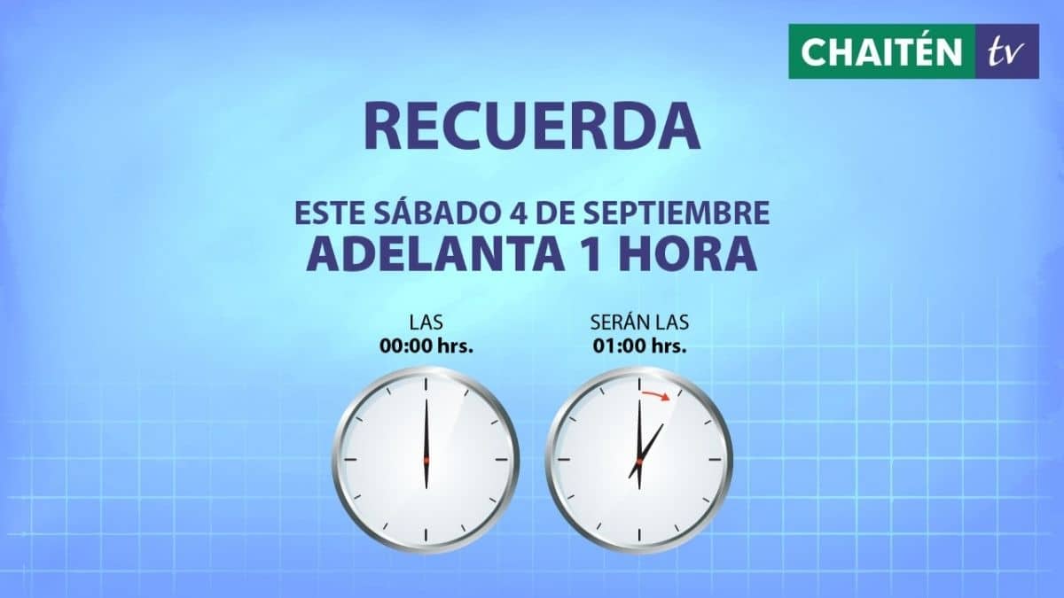 Cambio De Hora En Chile ChaitenTV