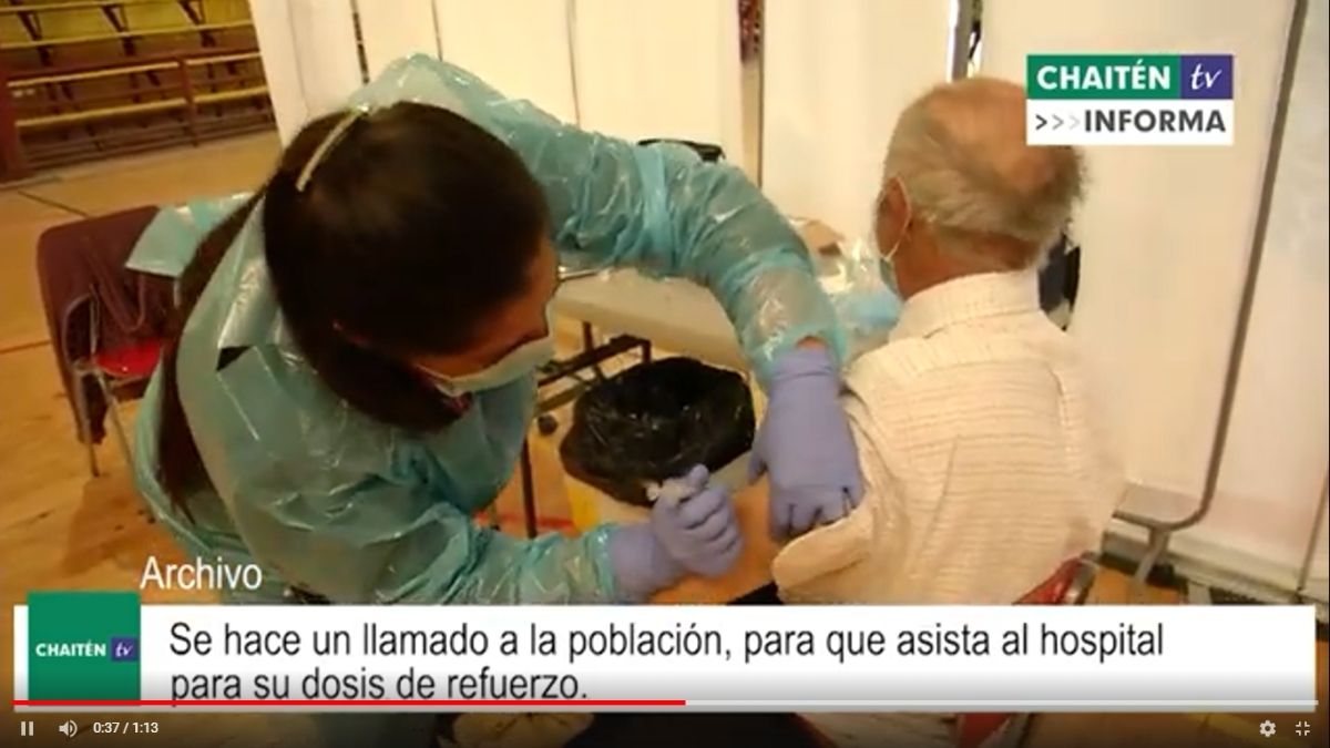 Dosis De Refuerzo En Hospital De Chaitén