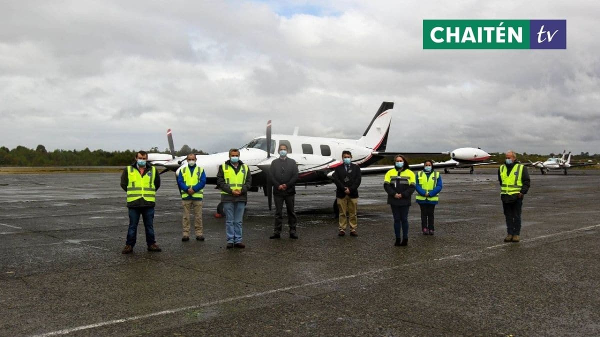 Avión Y Helicóptero Para Evacuaciones Aeromédicas En Palena