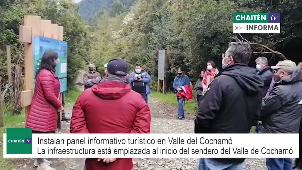 Instalan Panel Informativo Turístico En Valle Del Cochamó