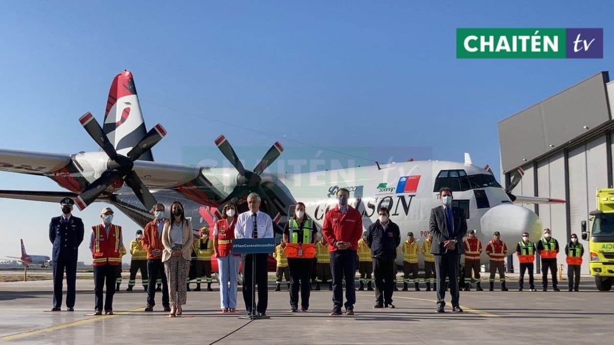 Nuevo Avión C130 Para El Combate De Incendios Forestales