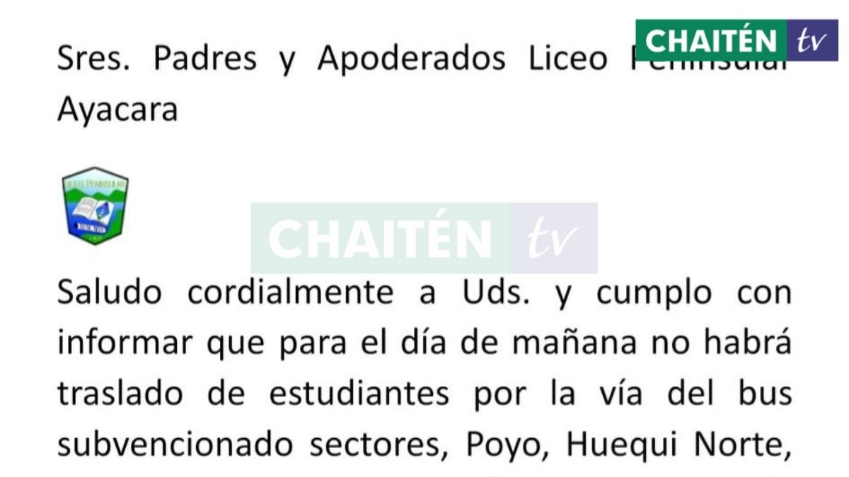 Transporte Escolar No Funcionará Por No Contar Con Chofer