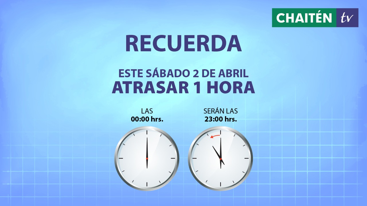 Sábado 2 De Abril Comienza El Horario De Invierno