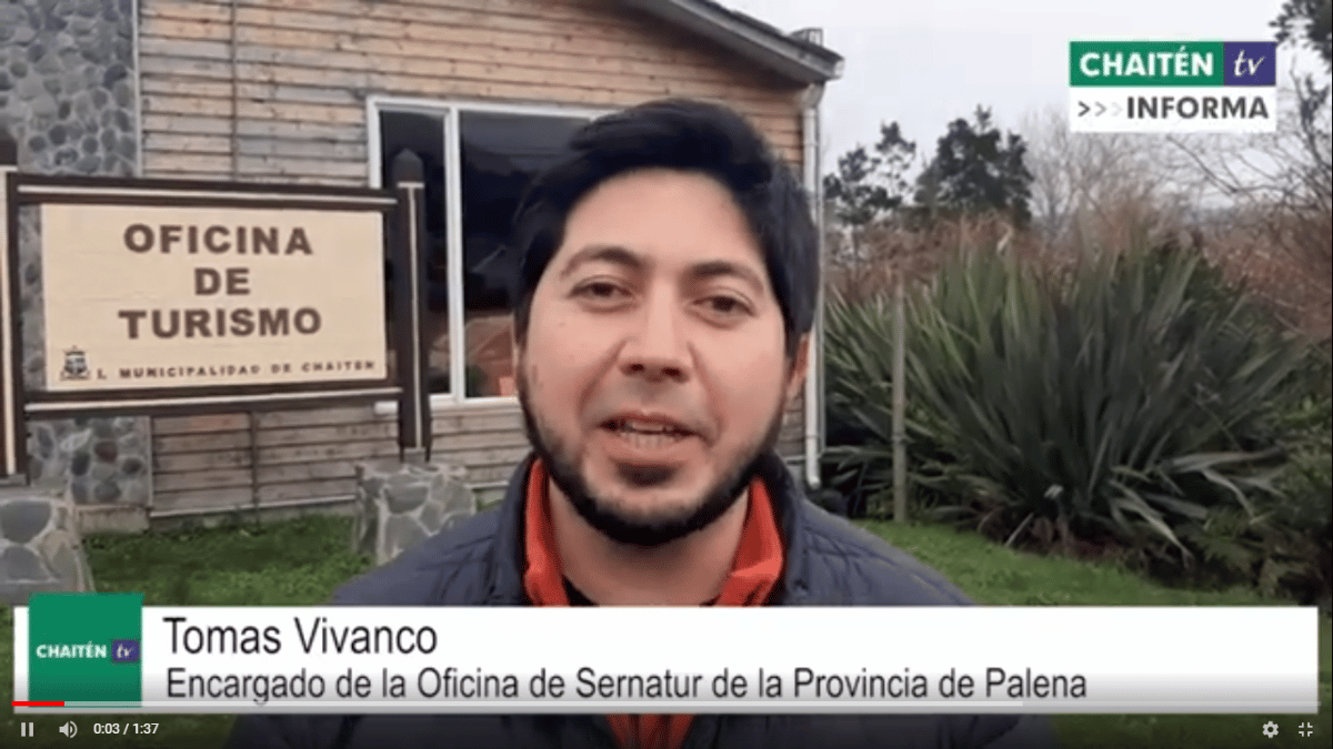 Nuevo Encargado De La Oficina De Sernatur De La Provincia De Palena