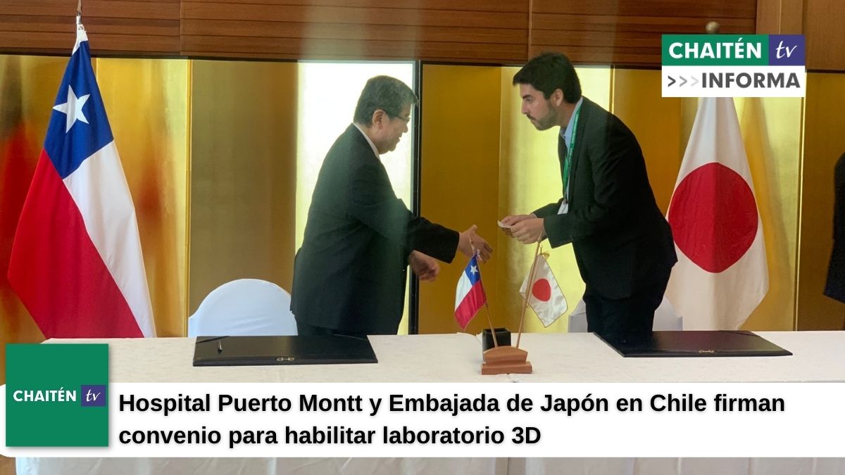 Hospital Puerto Montt y Embajada de Japón en Chile firman convenio para habilitar laboratorio 3D