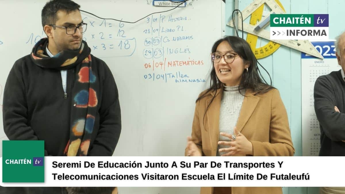 Seremi De Educación Junto A Su Par De Transportes Y Telecomunicaciones Visitaron Escuela El Límite De Futaleufú