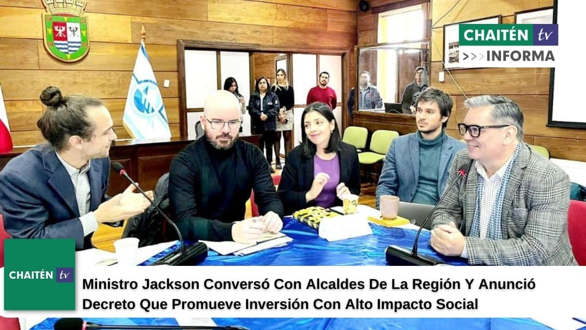 Ministro Jackson Conversó Con Alcaldes De La Región Y Anunció Decreto Que Promueve Inversión Con Alto Impacto Social