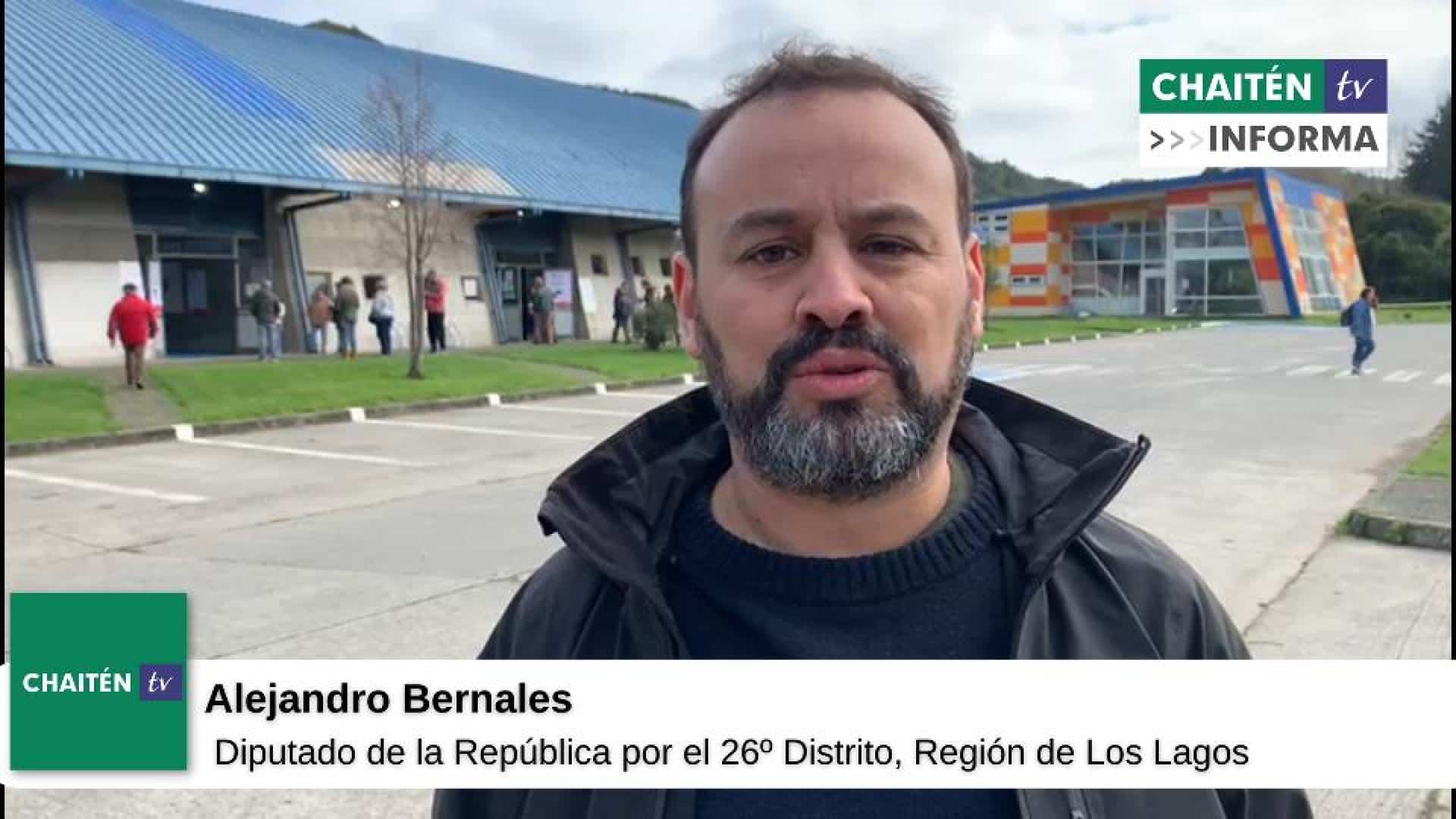 Diputado Bernales Tras Emitir Su Voto: “Este Es Proceso Importante Para El País”