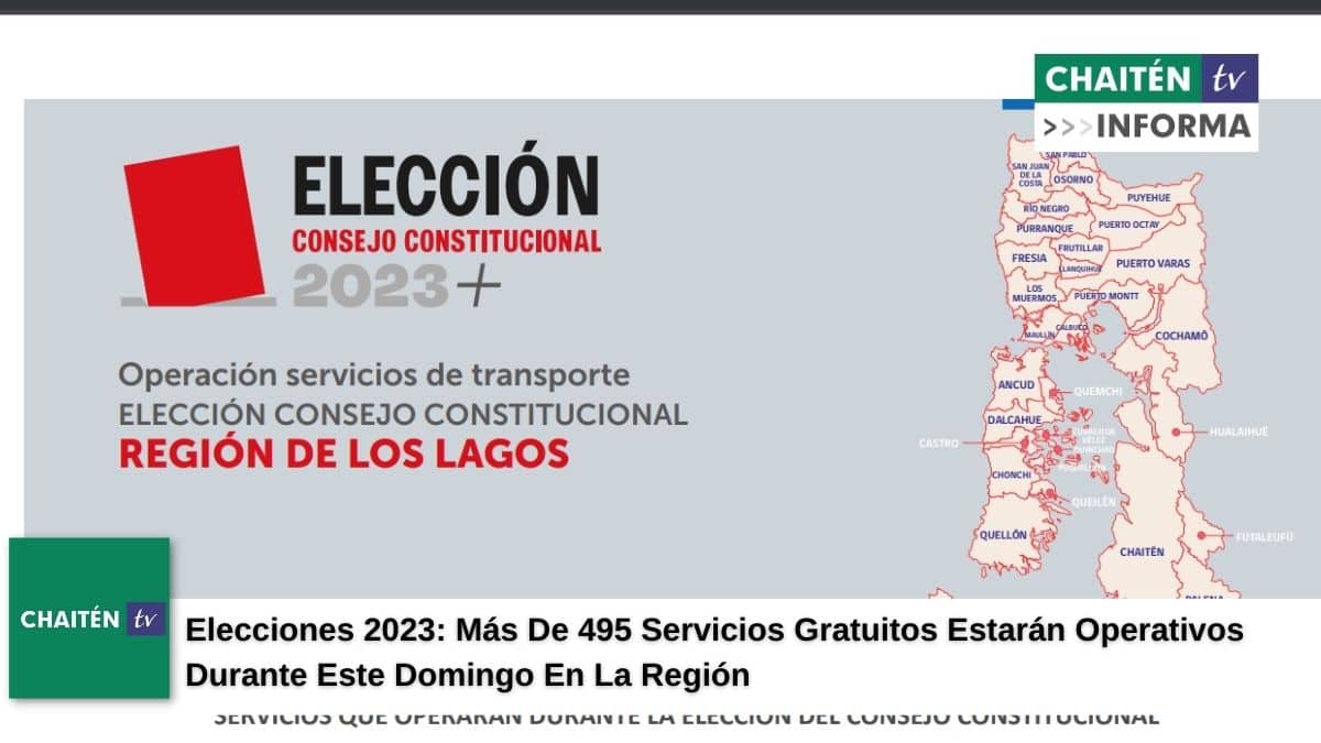 Elecciones 2023: Más De 495 Servicios Gratuitos Estarán Operativos Durante Este Domingo En La Región