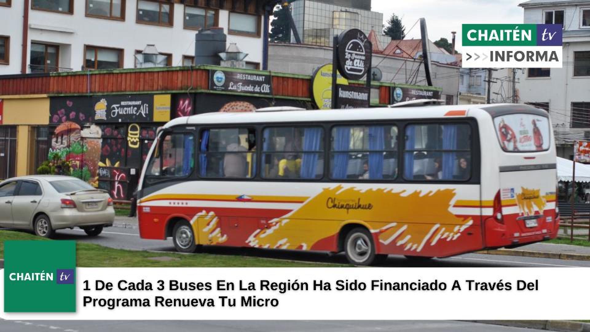 1 De Cada 3 Buses En La Región Ha Sido Financiado A Través Del Programa Renueva Tu Micro