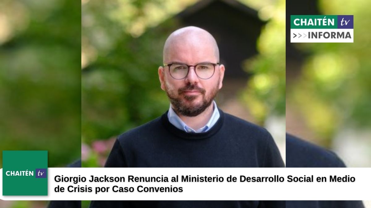 Giorgio Jackson Renuncia al Ministerio de Desarrollo Social en Medio de Crisis por Caso Convenios