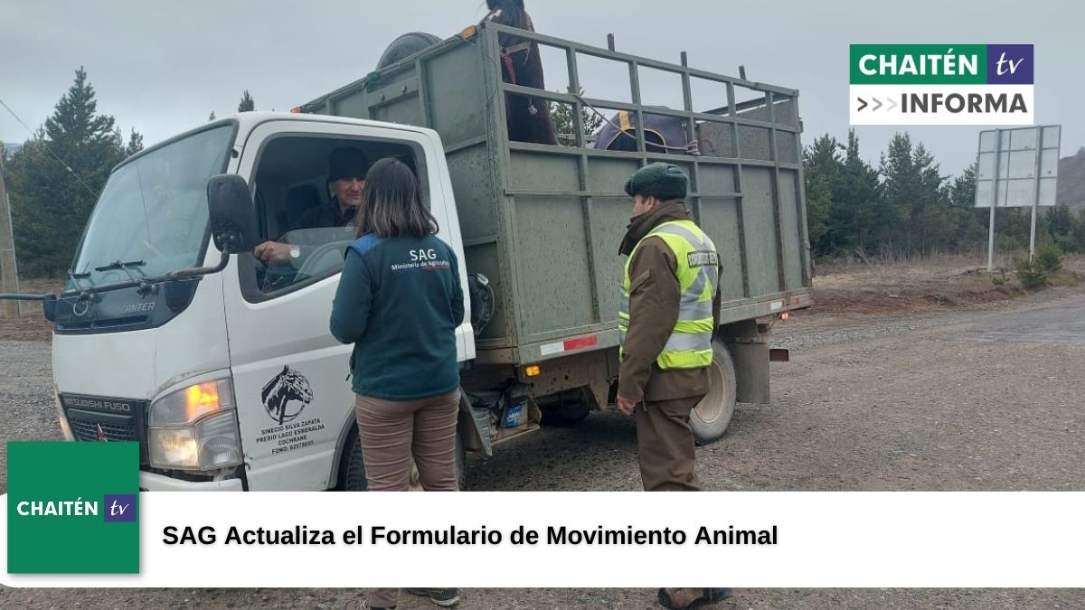 SAG Actualiza el Formulario de Movimiento Animal