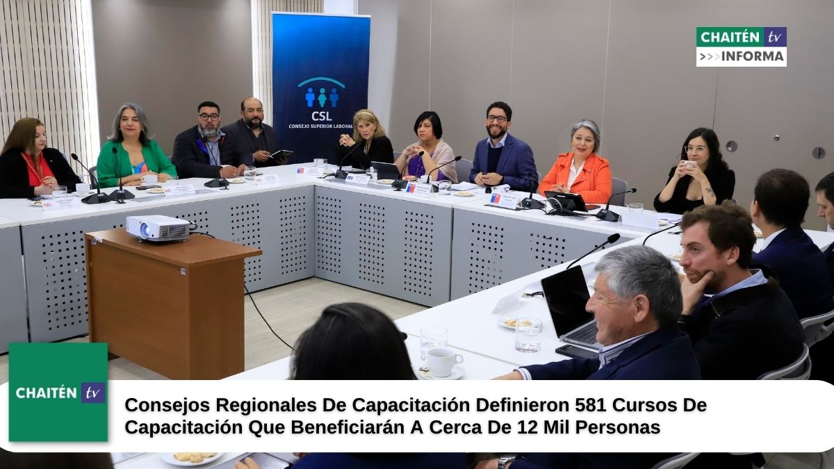 Consejos Regionales De Capacitación Definieron 581 Cursos De Capacitación Que Beneficiarán A Cerca De 12 Mil Personas