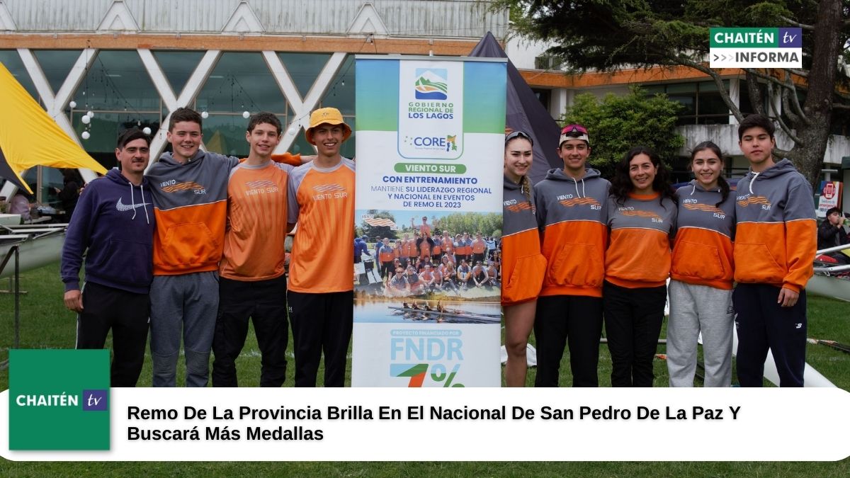 Remo De La Provincia Brilla En El Nacional De San Pedro De La Paz Y Buscará Más Medallas