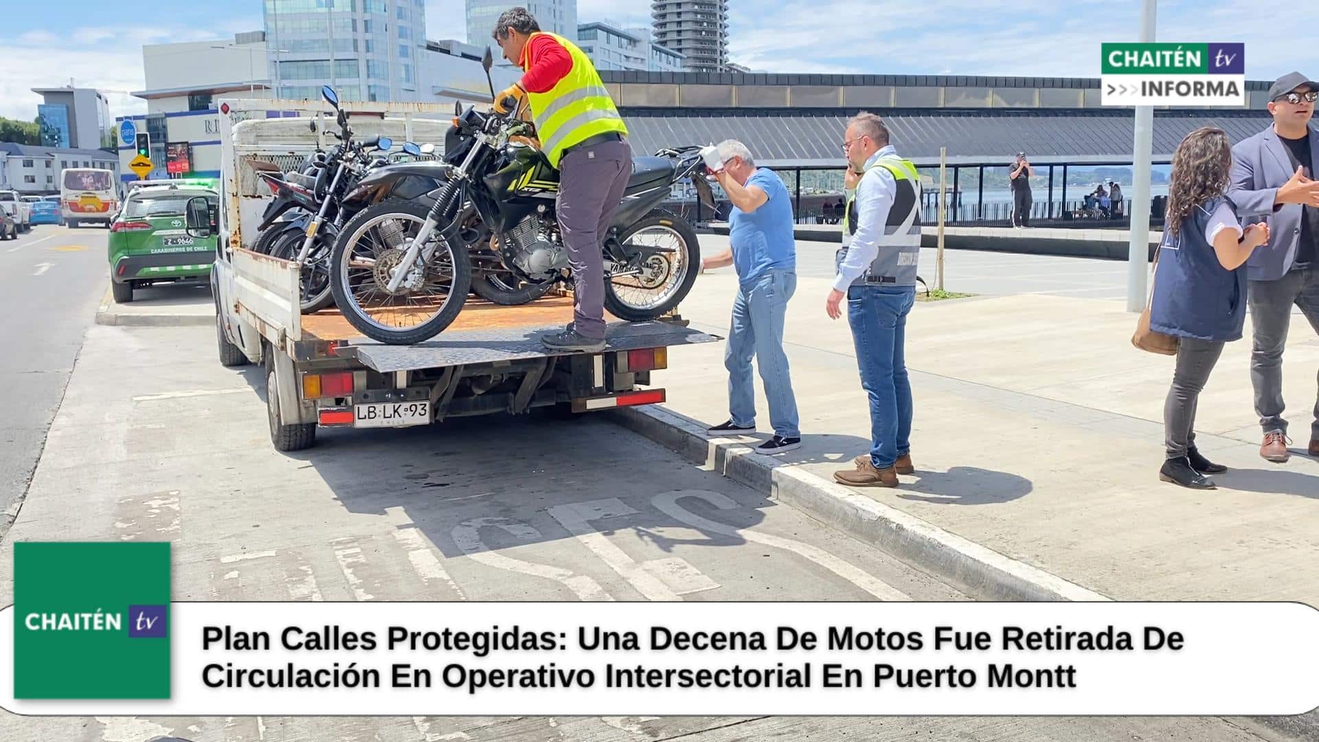 Plan Calles Protegidas: Una Decena De Motos Fue Retirada De Circulación En Operativo Intersectorial En Puerto Montt