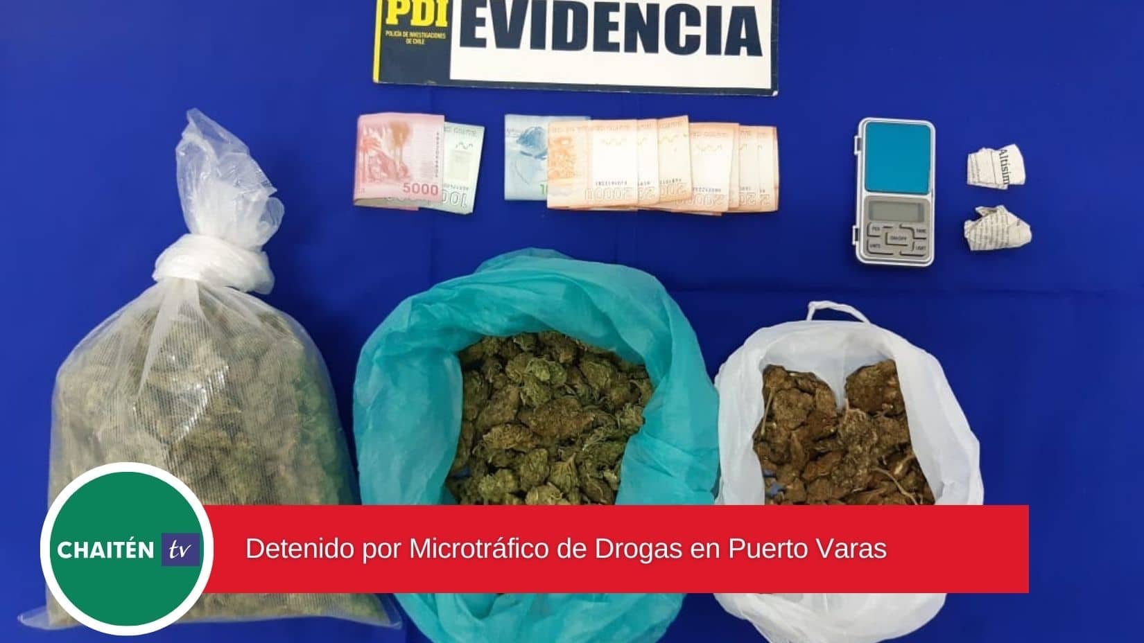 Detenido por Microtráfico de Drogas en Puerto Varas