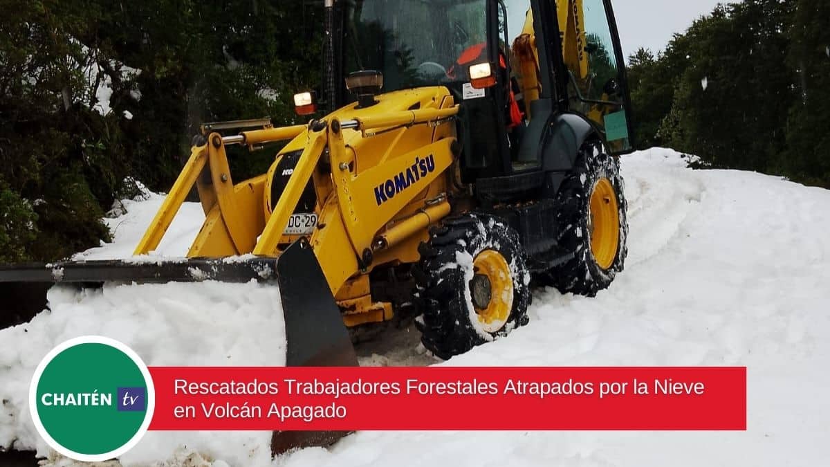 Rescatados Trabajadores Forestales Atrapados por la Nieve