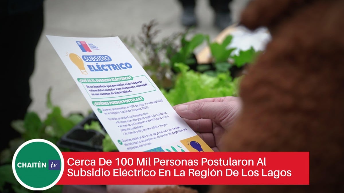 Cerca De 100 Mil Personas Postularon Al Subsidio Eléctrico En La Región De Los Lagos