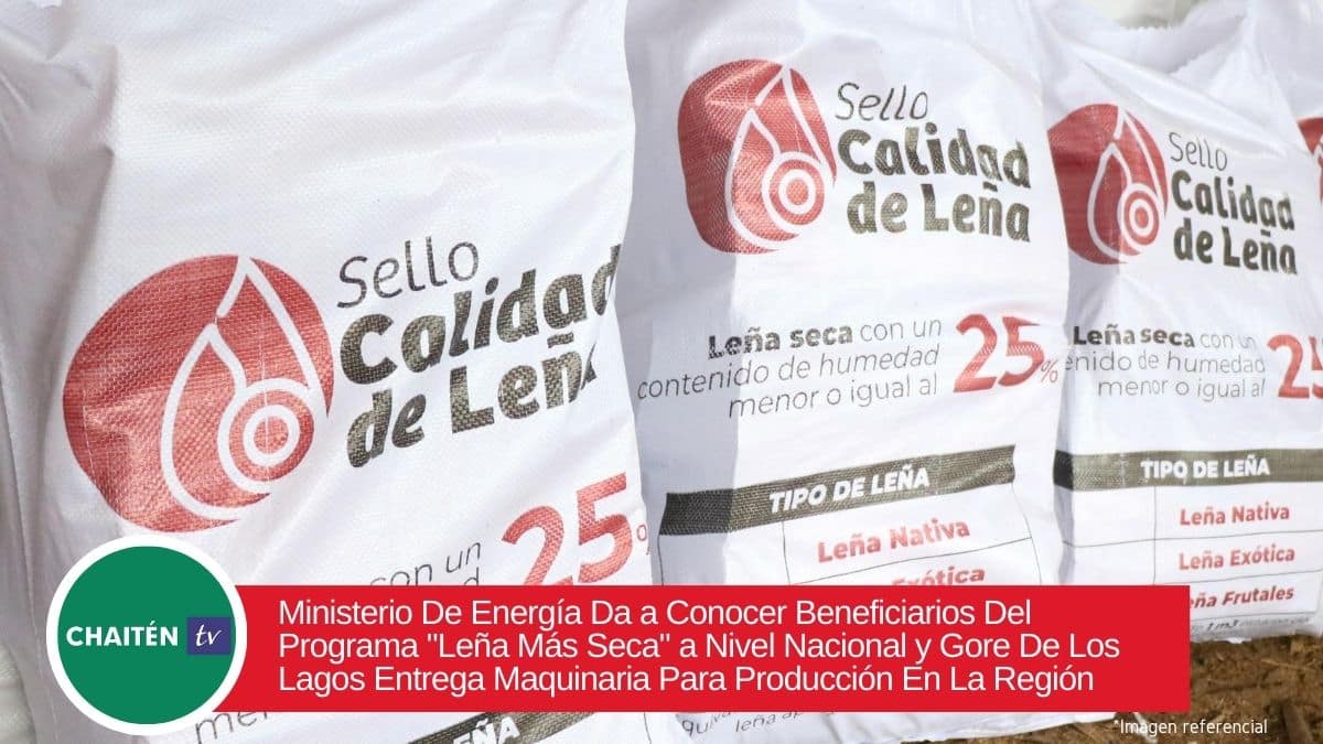 Ministerio De Energía Da a Conocer Beneficiarios Del Programa «Leña Más Seca»