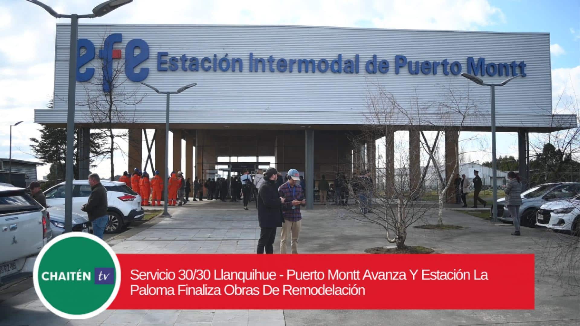 Servicio 30/30 Llanquihue-Puerto Montt Avanza Y Estación La Paloma Finaliza Obras De Remodelación