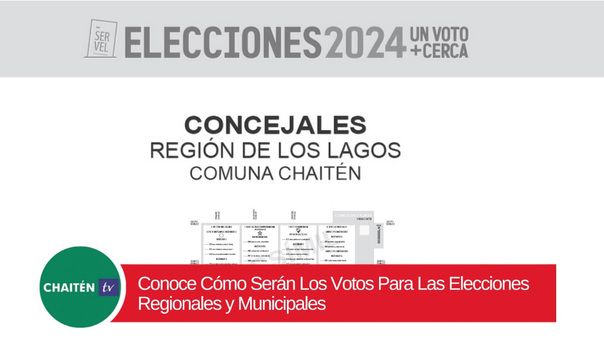 Conoce Cómo Serán Los Votos Para Las Elecciones Regionales y Municipales