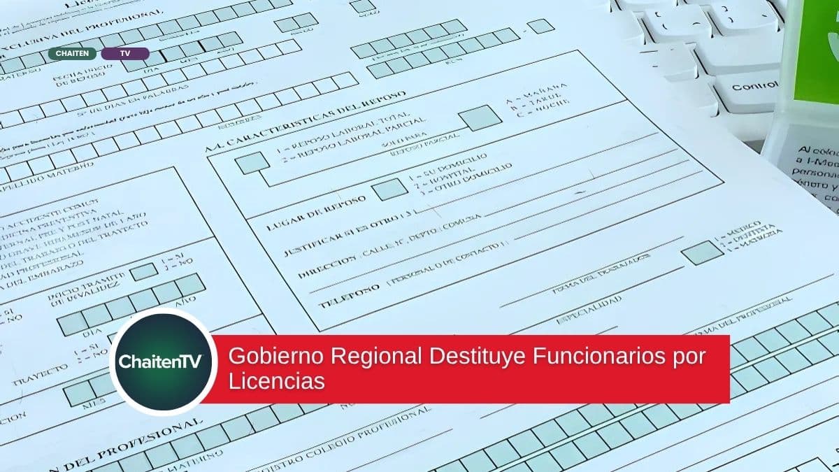Gobierno Regional Destituye Funcionarios por Licencias