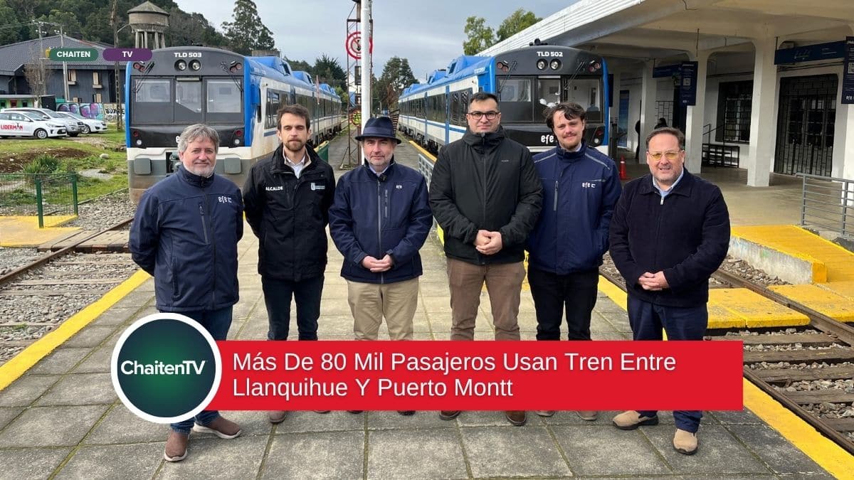 Más De 80 Mil Pasajeros Usan Tren Entre Llanquihue Y Puerto Montt