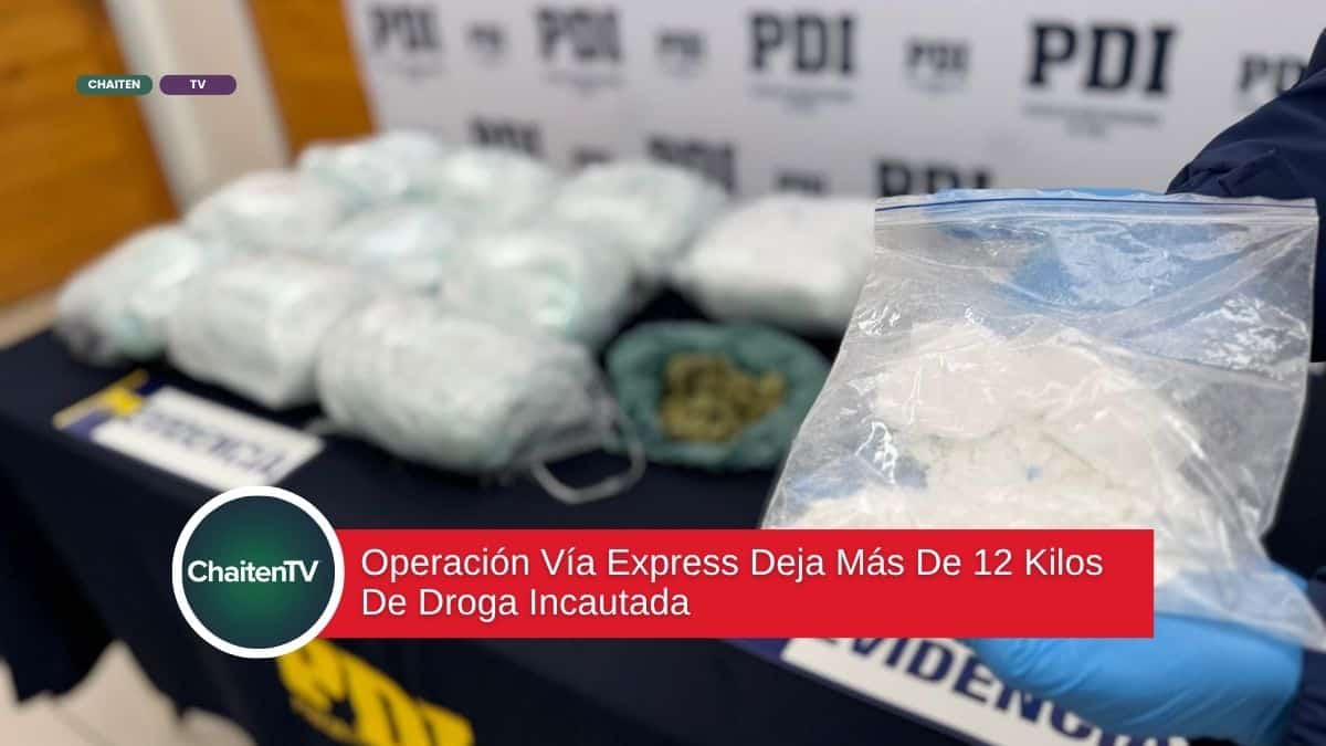 Operación Vía Express Deja Más De 12 Kilos De Droga Incautada